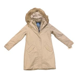Barbour Bute Faux Fur Trim Hooded Weatherproof Coat - Size 12 (fits like 8/10)